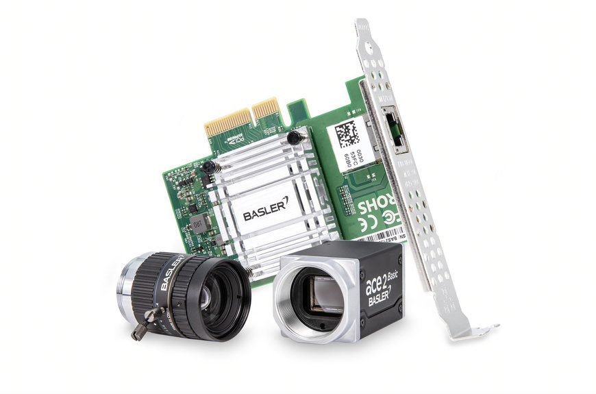 5GIGE SOLUTIONS FROM BASLER: SUPERIOR SPEED. SMALL CAMERA SIZE. COMPATIBLE COMPONENTS. COST-EFFECTIVE
